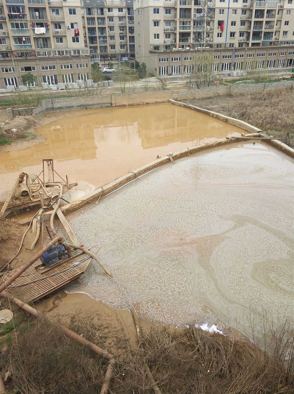 惠城沉淀池淤泥清理-厂区废水池淤泥清淤