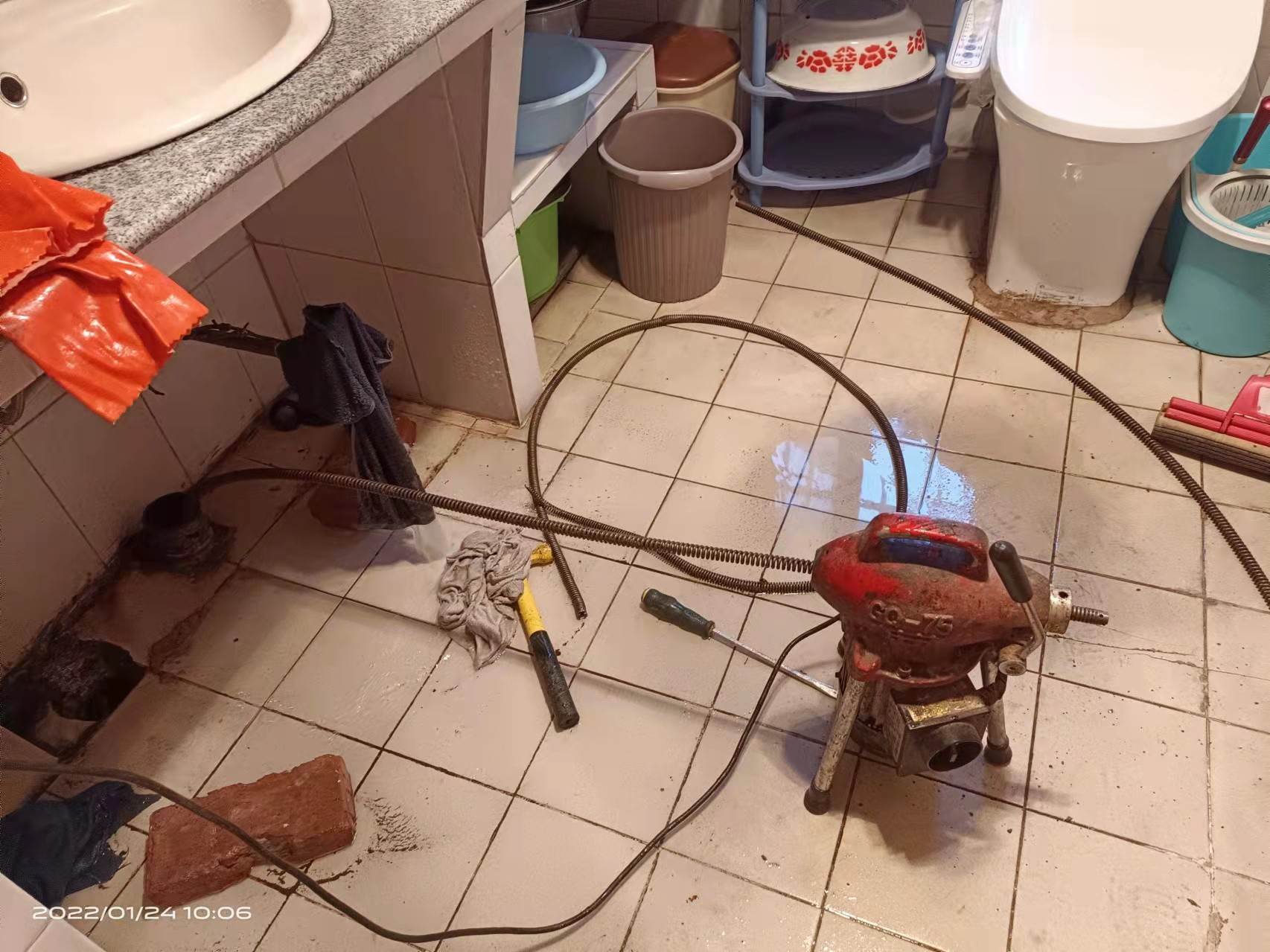 惠城疏通厨房下水道，地漏疏通